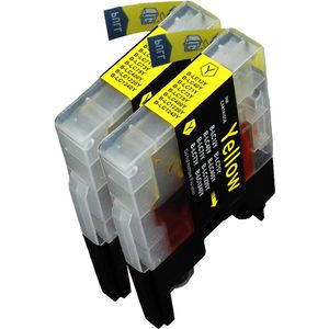 Kompatible Tintenpatronen Brother LC1240Y – Gelb, hohe Kapazität, 2er-Pack (ersetzt LC1220Y)