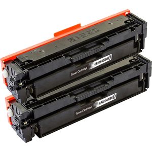 Kompatible Tonerkartuschen HP 201X / CF400X – Schwarz, hohe Kapazität, 2er-Pack (ersetzt 201A / CF400A)