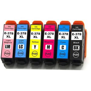 Kompatible Tintenpatronen Epson 378XL – hohe Kapazität, 6er-Pack