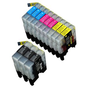 Kompatible Tintenpatronen Brother LC1240 – hohe Kapazität, 12er-Pack (ersetzt LC1220)