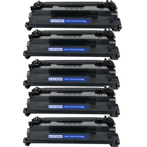 Kompatible Tonerkartuschen HP 26X – Schwarz, hohe Kapazität, 5er-Pack (CF226X)