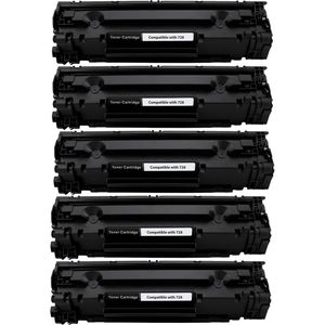 Kompatible Tonerkartuschen Canon 728 – Schwarz, 5er-Pack