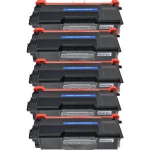 Kompatible Tonerkartuschen Brother TN3480 – Schwarz, hohe Kapazität, 5er-Pack