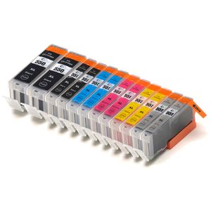 Kompatible Tintenpatronen Canon PGI-550XL & CLI-551XL – hohe Kapazität, 12er-Pack