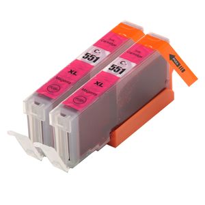 Kompatible Tintenpatronen Canon CLI-551XL – Magenta, hohe Kapazität, 2er-Pack