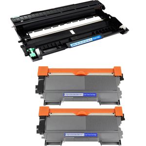 Kompatibles Toner- und Trommelset Brother TN2010 & DR2200 – 3er-Pack