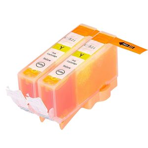 Kompatible Tintenpatronen Canon CLI-521Y – Gelb, 2er-Pack