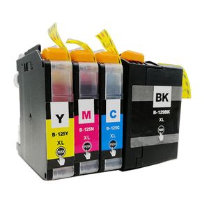Kompatible Tintenpatronen Brother LC129 & LC125 – superhohe Kapazität, 4er-Pack
