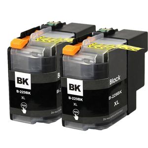 Kompatible Tintenpatronen Brother LC229BK – Schwarz, superhohe Kapazität, 2er-Pack