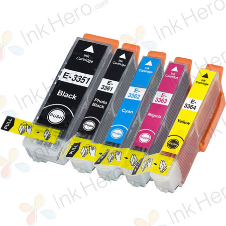 5 stück Epson 33 XL tintenpatronen (Ink Hero)